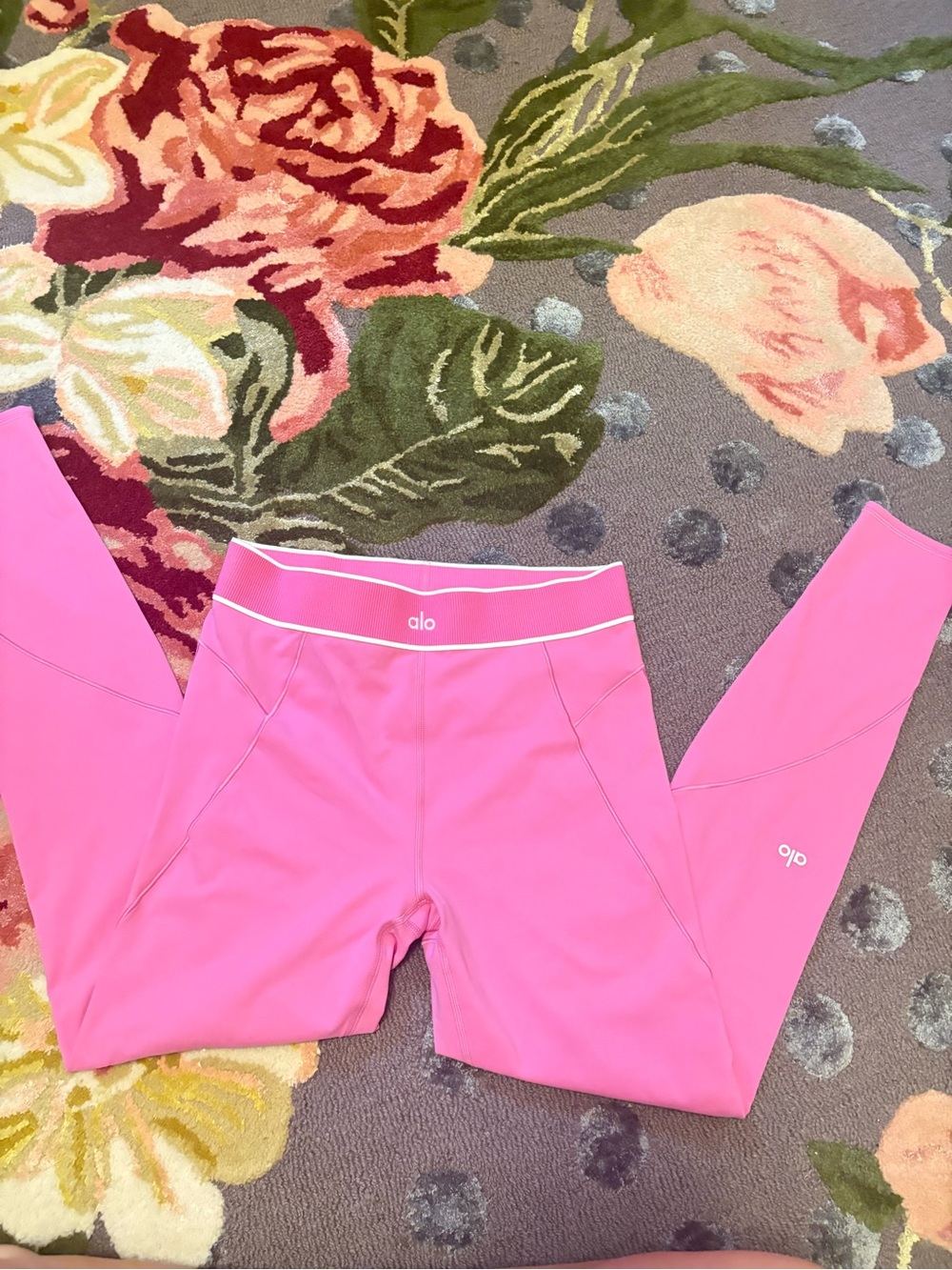 ALO softsculpt high waist amp it up paradise pink size large